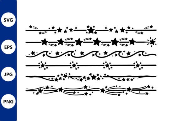 Download Star Border Pack Decorative Lines - Border Collection