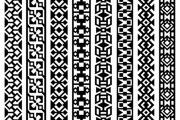 Download Seamless Geometric Borders - Border Collection