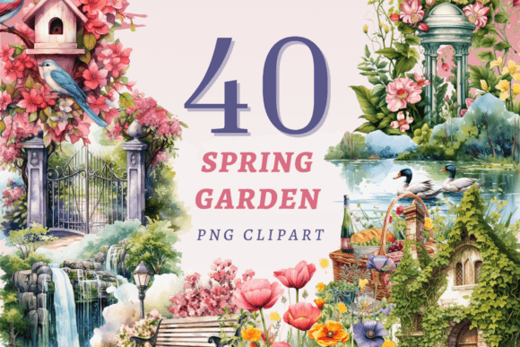 Download Spring Garden PNG Bundle - Premium Resources