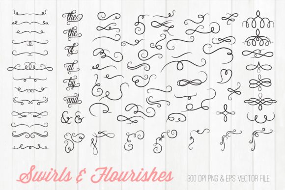 Download Swirls and Flourishes Clipart - Flourish Collection