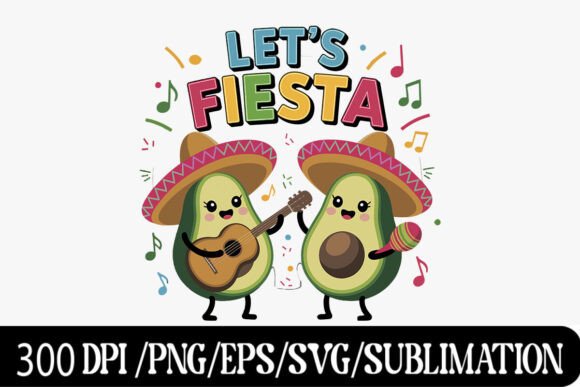 Download Let's Fiesta Avocado Pair, Fiesta Design - Design Collection