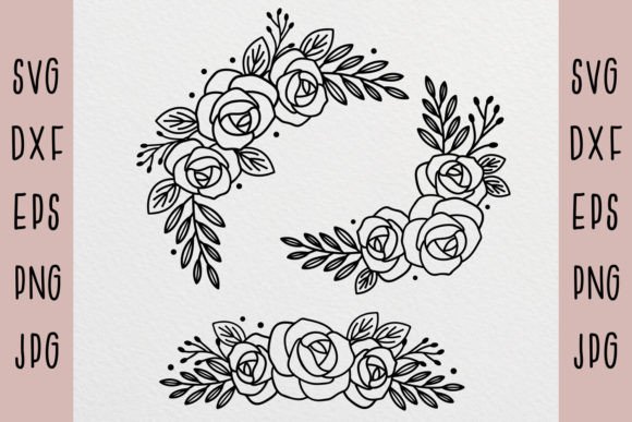 Download Flower Border, Floral Decoration, Roses - Border Collection