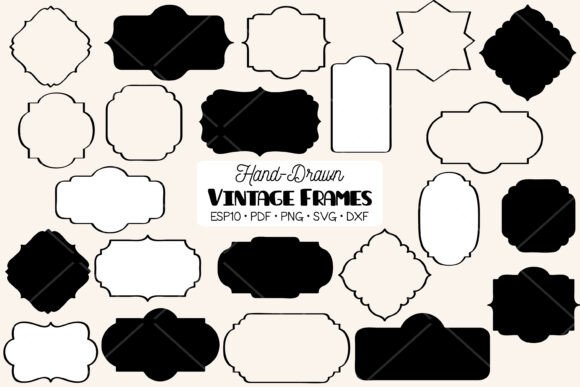Download Vintage Frames | Decorative Border Label - Border Collection