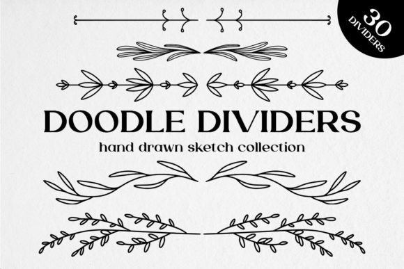 Download Doodle Dividers, Line Borders - Border Collection